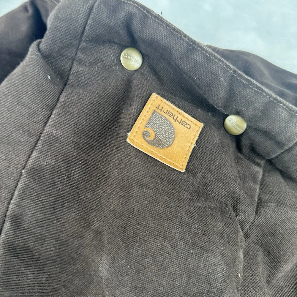 Mens XL TALL XLT Carhartt C26 DKB Chore Coat Jacket w/ Detachable Hood A148 DKB